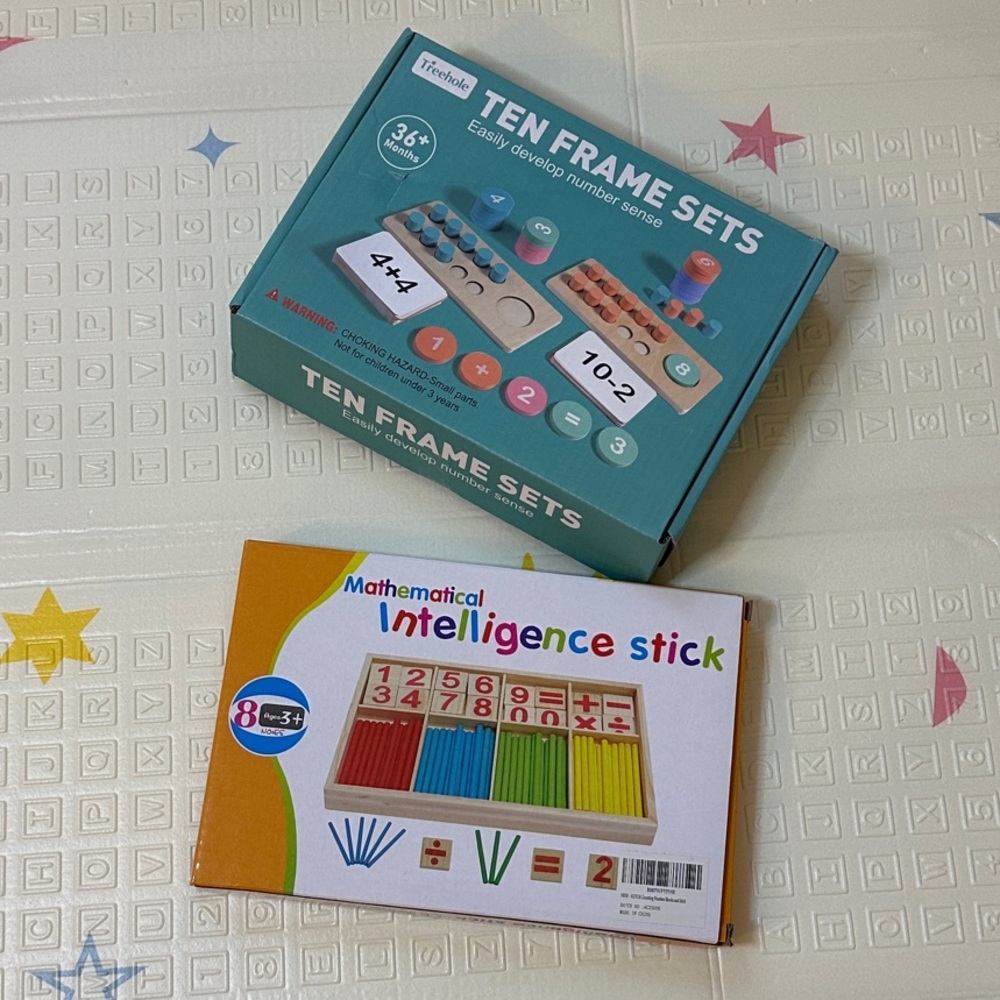 Ten Frame Sets for Kids - Multicolor